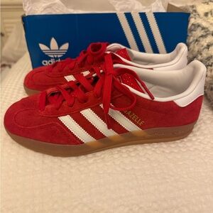 SOLD-Adidas Gazelle Indoor 'Better Scarlet Gum' men’s size 5.5